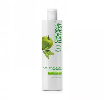 Шампунь от перхоти с Чайным деревом и Яблочным уксусом (250 мл), Anti-Dandruff Shampoo Tea Tree & Apple Cider Vinegar, произв. Organic Harvest