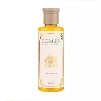 Шампунь против перхоти с Лимоном (200 мл), Lemon Herbal Shampoo Anti Dandruff, произв. Kairali