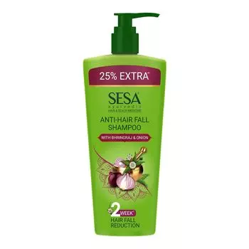 Шампунь против выпадения волос с Брингараджем и Луком (500 мл), Anti-Hair Fall Shampoo with Bhringraj & Onion, произв. Sesa