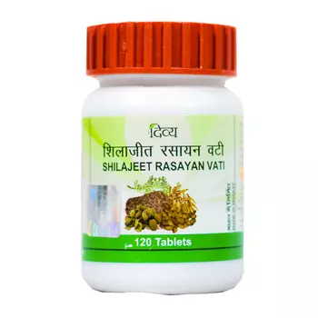 Шиладжит Расаян Вати (120 таб, 300 мг), Shilajeet Rasayan Vati, произв. Patanjali