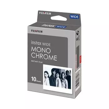 Широкоугольная пленка монохромная (10 листов), Instax Wide Monochrome Instant Film, произв. Instax