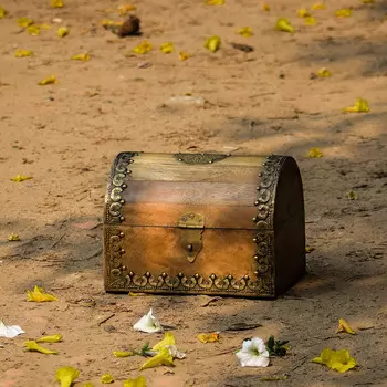 Шкатулка-сундук, Wooden Box, Handmade, произв. MYINDIA