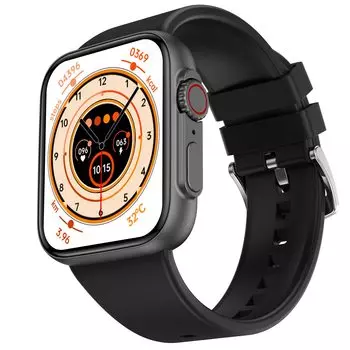 Смарт-часы Гладиатор с черным ремешком, Gladiator Smart Watch Black, произв. Fire-Boltt