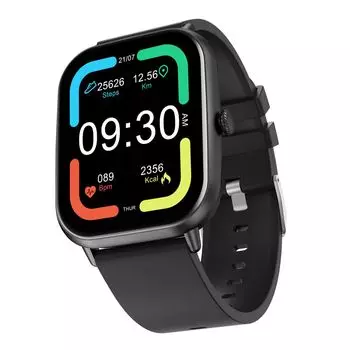 Смарт-часы Зов ниндзя Про Макс угольно-черные, Ninja Call Pro Max Smart Watch Charcoal Black, произв. Fire-Boltt