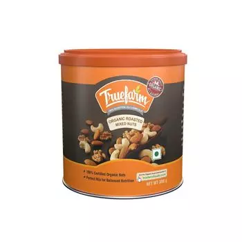 Смесь орешков жареных (300 г), Organic Roasted Mixed Nuts, произв. Truefarm