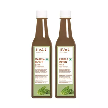 Сок из Карелы и Джамуна (2 х 500 мл), Karela Jamun Juice, произв. Jiva
