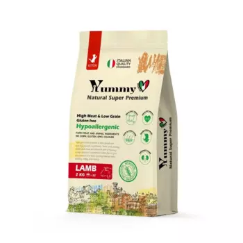Yummy Linea сухой корм для котят, беременных кормящих кошек, с ягненком - 2 кг супер премиум для котят с ягненком для всех пород мешок Россия 1 уп. х 1 шт. х 2 кг