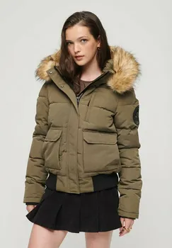 Куртка Superdry ЭВЕРЕСТ ПУФФЕР, цвет military olive