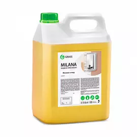Крем-мыло Grass "Milana молоко и мед" жидкое увлажняющее канистра 5 кг