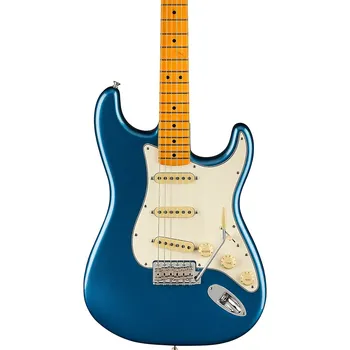 Электрогитара Fender American Vintage II 1973 Stratocaster с кленовой накладкой, синий Лейк-Плэсид