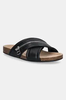 Кожаные байкерские туфли JW Anderson, черный