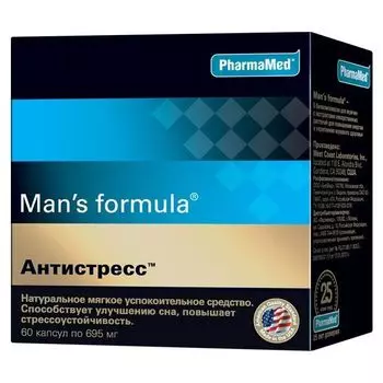 Антистресс Man's formula/Мен-с формула капсулы 695мг 60шт