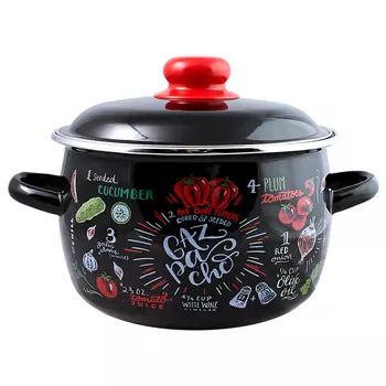 Кастрюля Appetite Gazpacho 5,5 л эмалированная сталь (60074576)