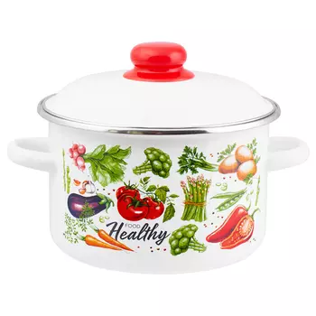 Кастрюля Appetite Veggies 5,5 л эмалированная сталь (60075729)