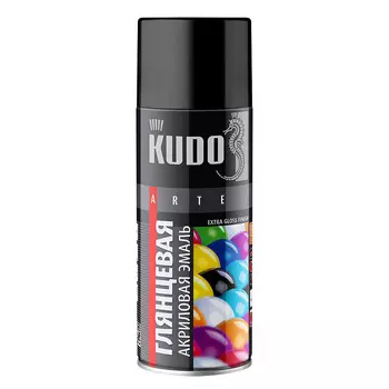 Эмаль аэрозольная Kudo Arte оранжевая глянцевая RAL 2004 520 мл