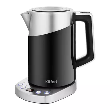 Электрический чайник Kitfort КТ-660-2 1,7 л черный/хром