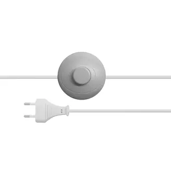 Кабель для светильника Duwi IP20 230 В 2 м с выключателем белый (28580 9)