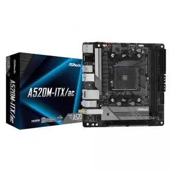 Материнская плата Asrock A520M-ITX/AC Socket AM4