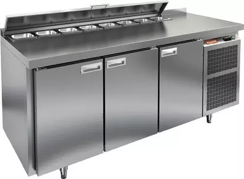 Стол холодильный (саладетта) Hicold SL2-111GN (1/6) с крышкой