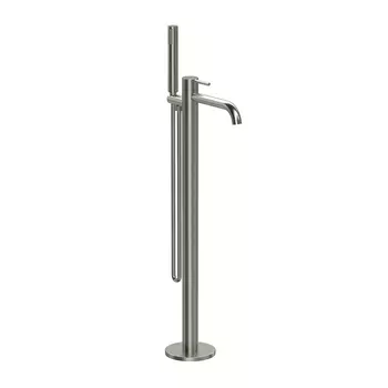 Напольный смеситель для ванны Vincea Desire VTF-1DBN брашированный никель