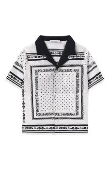 Хлопковая рубашка Dolce & Gabbana