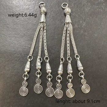 2 шт. Новые серьги с 33 кисточками из бусин и подвески, аксессуары для DIY, материалы для изготовления мужских и женских украшений