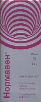 Спрей-тоник Нормавен д/ног, 100 мл