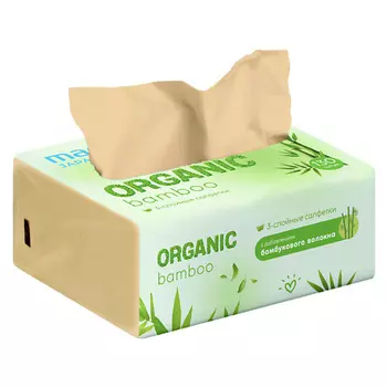 MARABU Салфетки бумажные в мягкой упаковке ORGANIC