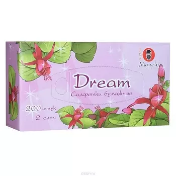 MANEKI Салфетки бумажные Dream 2 слоя 200.0
