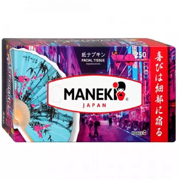 MANEKI Салфетки бумажные Dream с ароматом магнолии 2 слоя 250.0