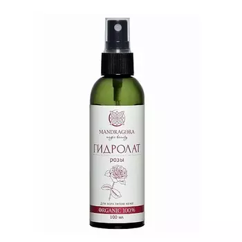 MANDRAGORA MAGIC BEAUTY Натуральный гидролат розы, спрей для лица и волос 100.0