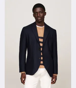 Пиджак шерстяной Tommy Hilfiger Slim Fit, синий