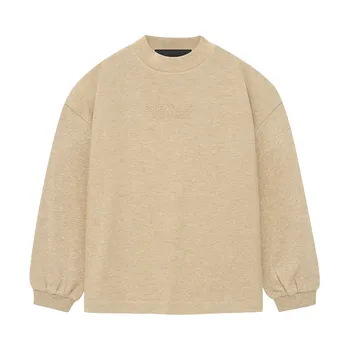 Детская футболка с длинными рукавами Fear of God Essentials, Gold Heather