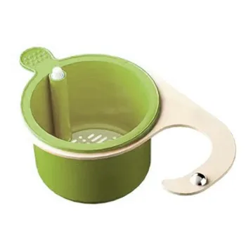 Yousheng Kitchen Sink Drain Basket Sponge Holder Easy to Install Universal High-Efficiency Filter System Automatic Dumping Sink Strainer Basket жёлтый