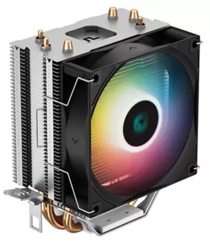 Кулер для процессора DEEPCOOL AG300 LED LGA1700/1200/115X/AM5/AM4 (36шт/кор, TDP 150Вт, PWM, Multi-Color LED Lighting, Fan 92mm, 3 тепл. Трубки прямого контакта) RET (AG300 LED)