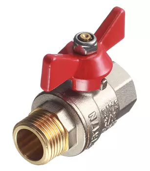 Кран шаровой Valtec Base 1/2" ВР-НР бабочка