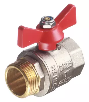 Кран шаровой Valtec Base 1" ВР-НР бабочка