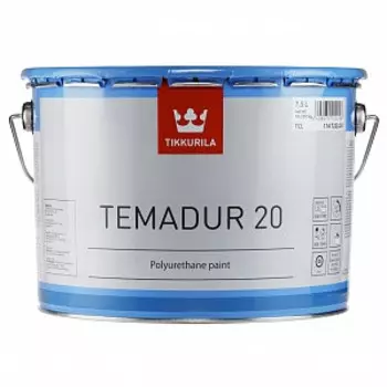 Краска полиуретановая "TIKKURILA" (INDUSTRIAL) ТЕМАДУР 20 TVL 7,5л/ 19135