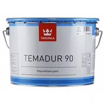 Краска полиуретановая "TIKKURILA" (INDUSTRIAL) ТЕМАДУР 90 TCL (7,5л)/18963