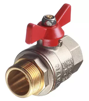 Кран шаровой Valtec Base 3/4" в/н бабочка