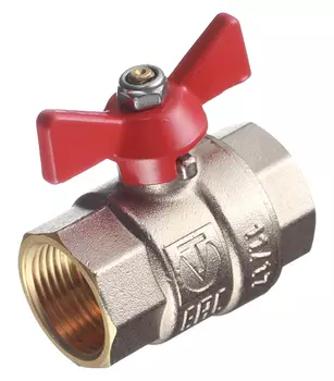 Кран шаровой Valtec Base 3/4" в/в бабочка