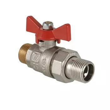 Кран шаровой Valtec Base VT.226.N.05 полнопроходной латунный с полусгоном