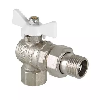 Кран шаровой Valtec Base VT.228.NW.05 полногопроходной латунный угловой с полусгоном