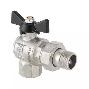 Кран шаровой Valtec Perfect VT.328.N.05 усиленный угловой с полусгоном