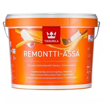 Краска для интерьеров Tikkurila Remontti Assa A 9 л