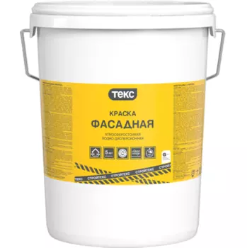 Краска фасадная Текс Стройтекс база A 18 л
