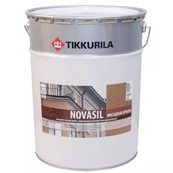 Краска фасадная Tikkurila Novasil база MRА глубокоматовая 18 л