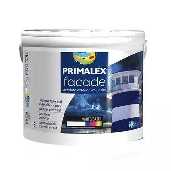 Краска интерьерная Primalex Facade Белая 5 л