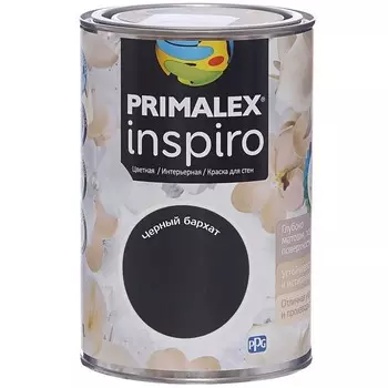 Краска интерьерная Primalex Inspiro Черный бархат 1 л