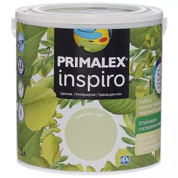 Краска интерьерная Primalex Inspiro Мятный чай 2.5 л